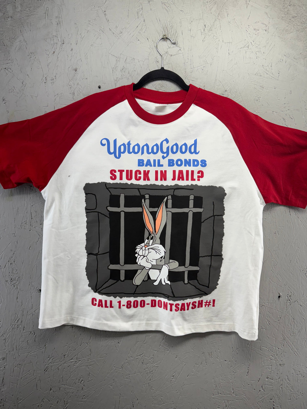 Red DSS X UTNG Bail Bonds Tee