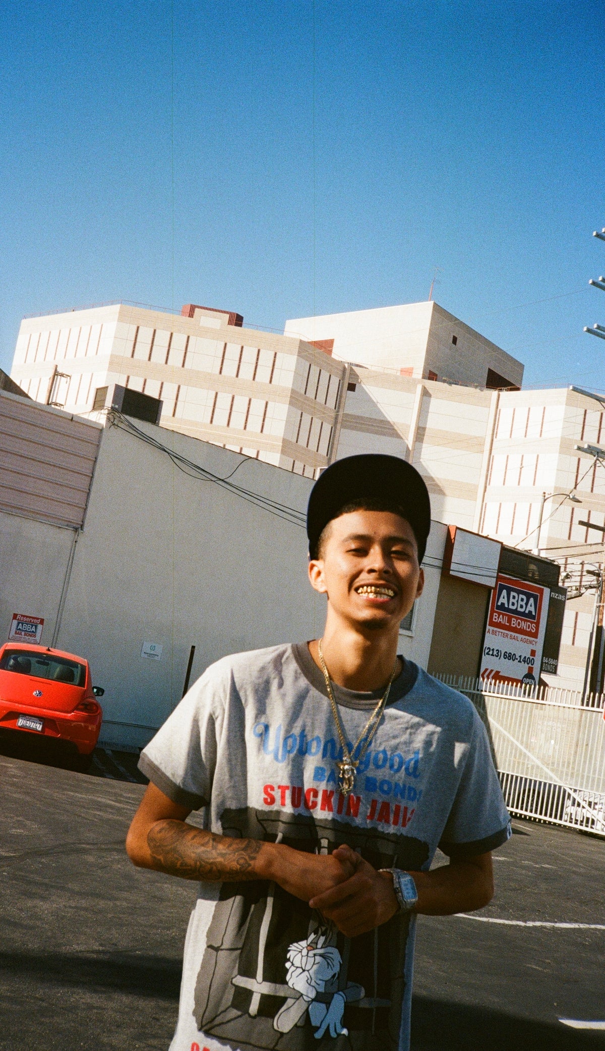 Bugs Bunny Grey Ringer Tee (DONTSAYSH#%! X UTNG)